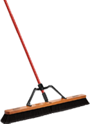 Heavy Duty Assembled Push Brooms