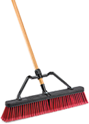 Industrial-Grade Assembled Push Brooms