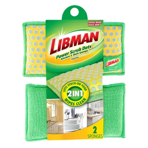 Sponges in cardboard packaging