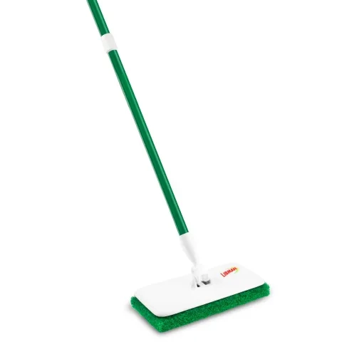 Green amd white bathroom scrub brush 