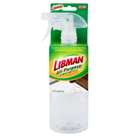 Plastic spray bottle with cardboard packaging